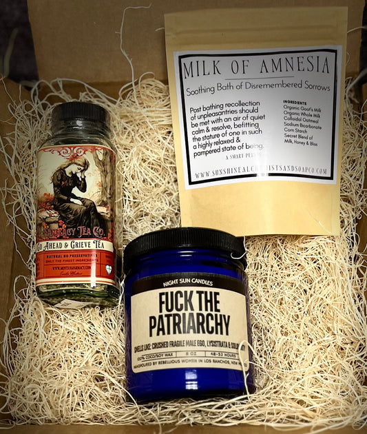 صندوق عزاء التنصيب "اذهب إلى الأمام وحزن"