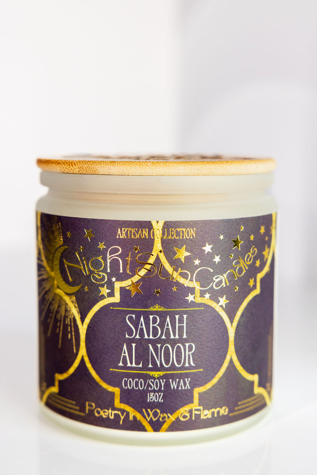 Sabah Al Noor Handmade Non Toxic Candles - Sunshine Alchemists & Soap Co