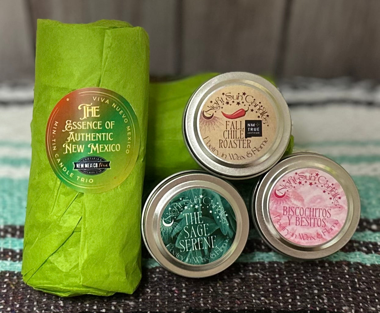 Juegos de regalo de velas y burritos Viva New Mexico