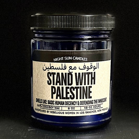 Stand With Palestine Candle