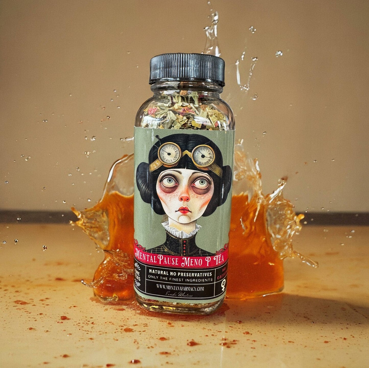 Té de liberación menstrual para mujeres, menopausia, Miss Mental Pause