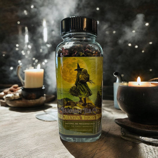 Wild Mountain Witches Brew  Dark Academia Cottage Tea