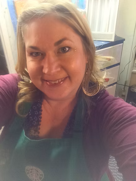 Maaike Aziza, founder and soapmaker at Sunshine Alchemists & Soap Co, Albuquerque NM