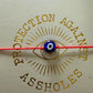 Evil Eye Red String Protection Against Assholes Bracelet