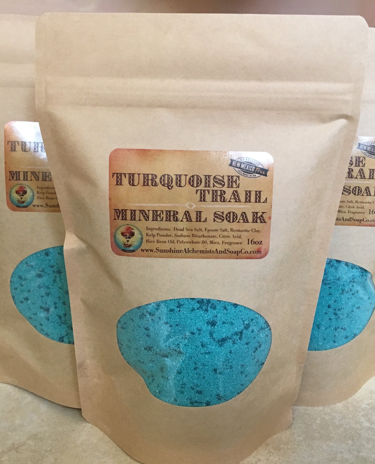 Turquoise Trail Mineral Soak