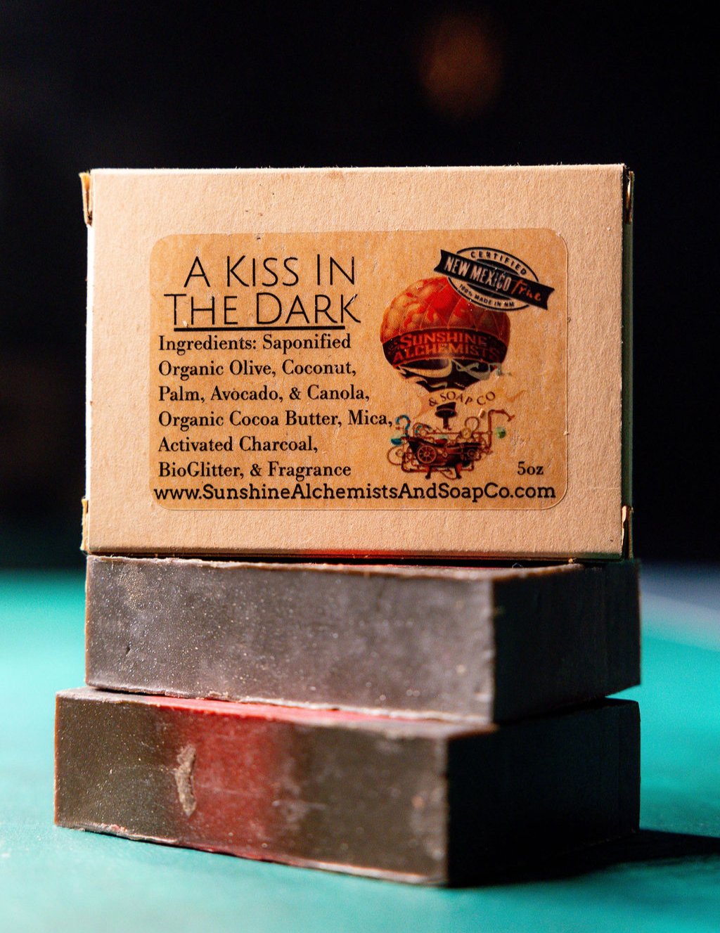 A Kiss In The Dark Vegan Organic Handmade Soap - Sunshine Alchemists & Soap Co