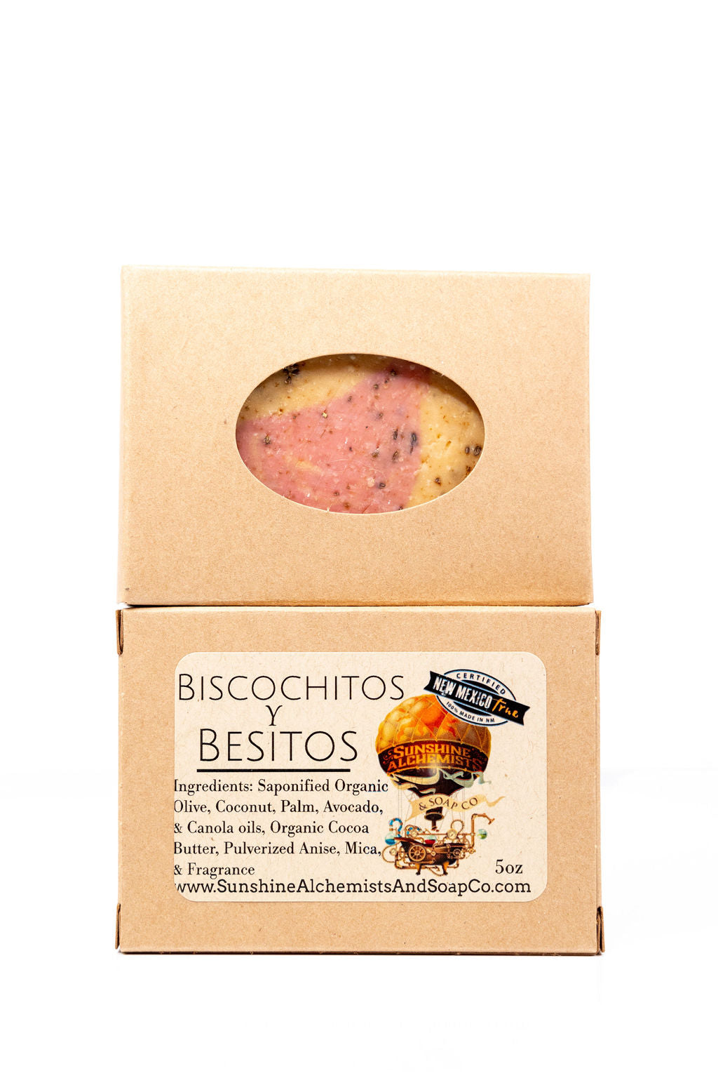 Biscochitos y Besitos Vegan Organic Handmade Soap - Sunshine Alchemists & Soap Co