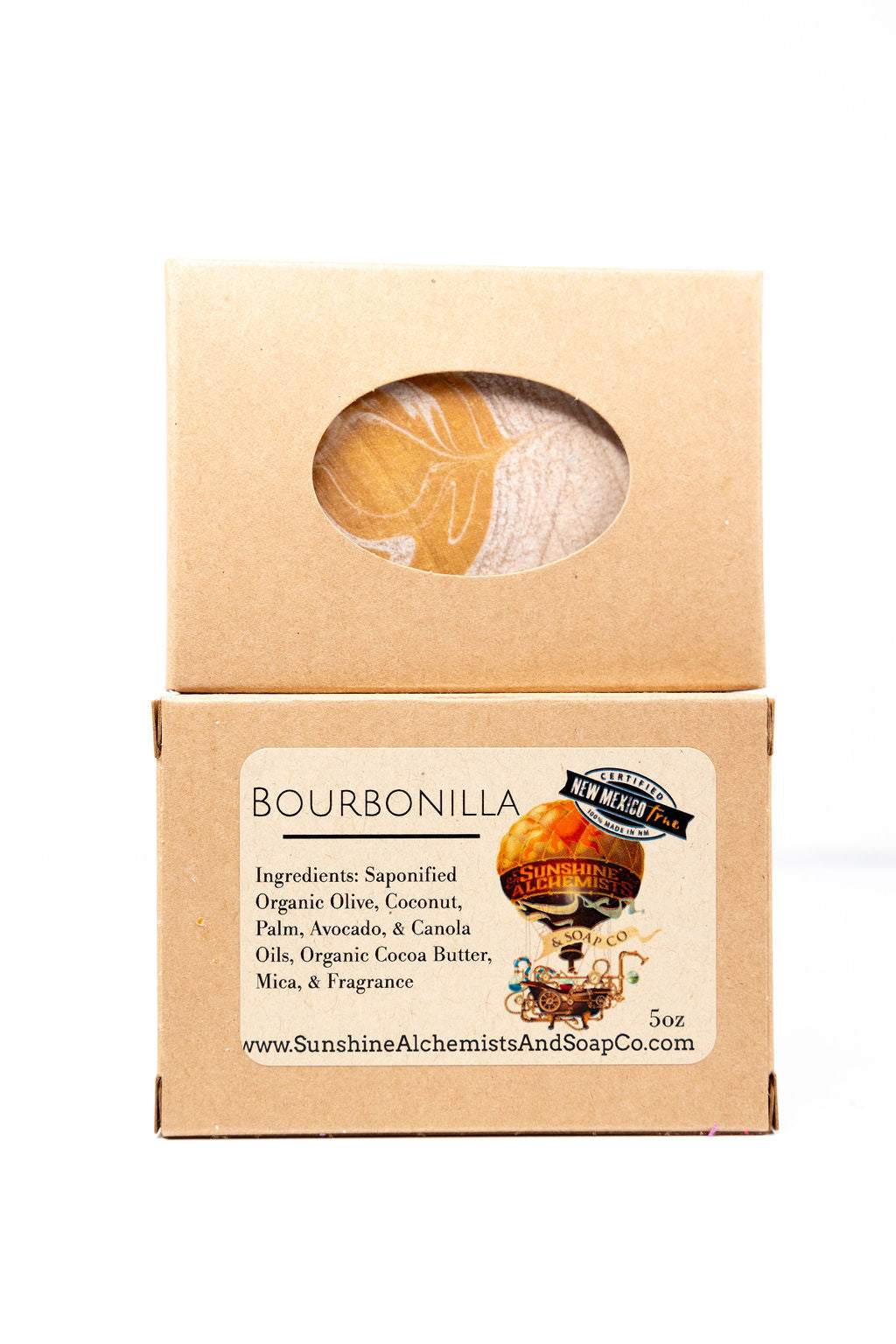 Bourbonilla Vegan Organic Handmade Soap - Sunshine Alchemists & Soap Co