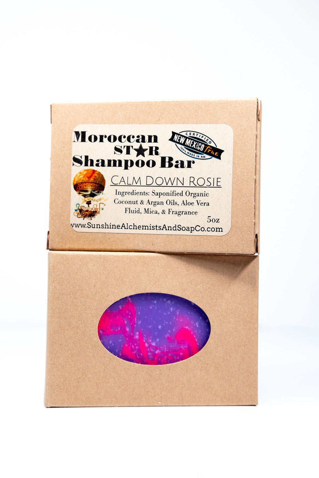 Calm Down Rosie Handmade Organic Conditioning Shampoo Bar - Sunshine Alchemists & Soap Co