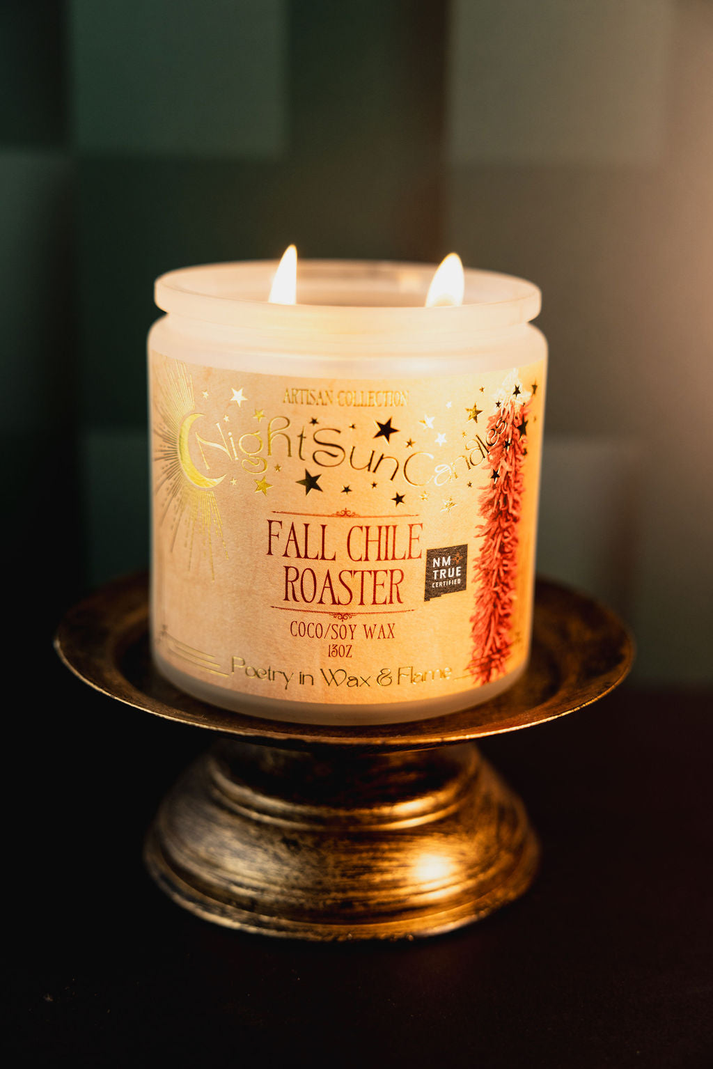 Fall Chile Roaster Handmade Non Toxic Candles - Sunshine Alchemists & Soap Co