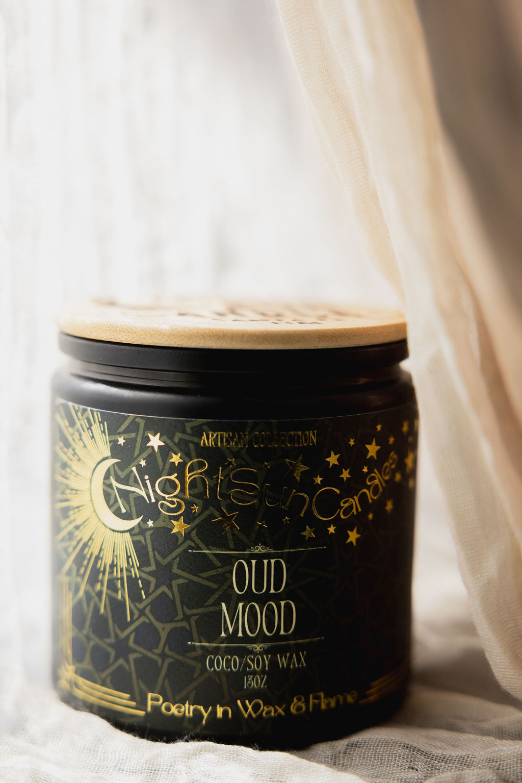 Oud Mood Handmade Non Toxic Candles - Sunshine Alchemists & Soap Co