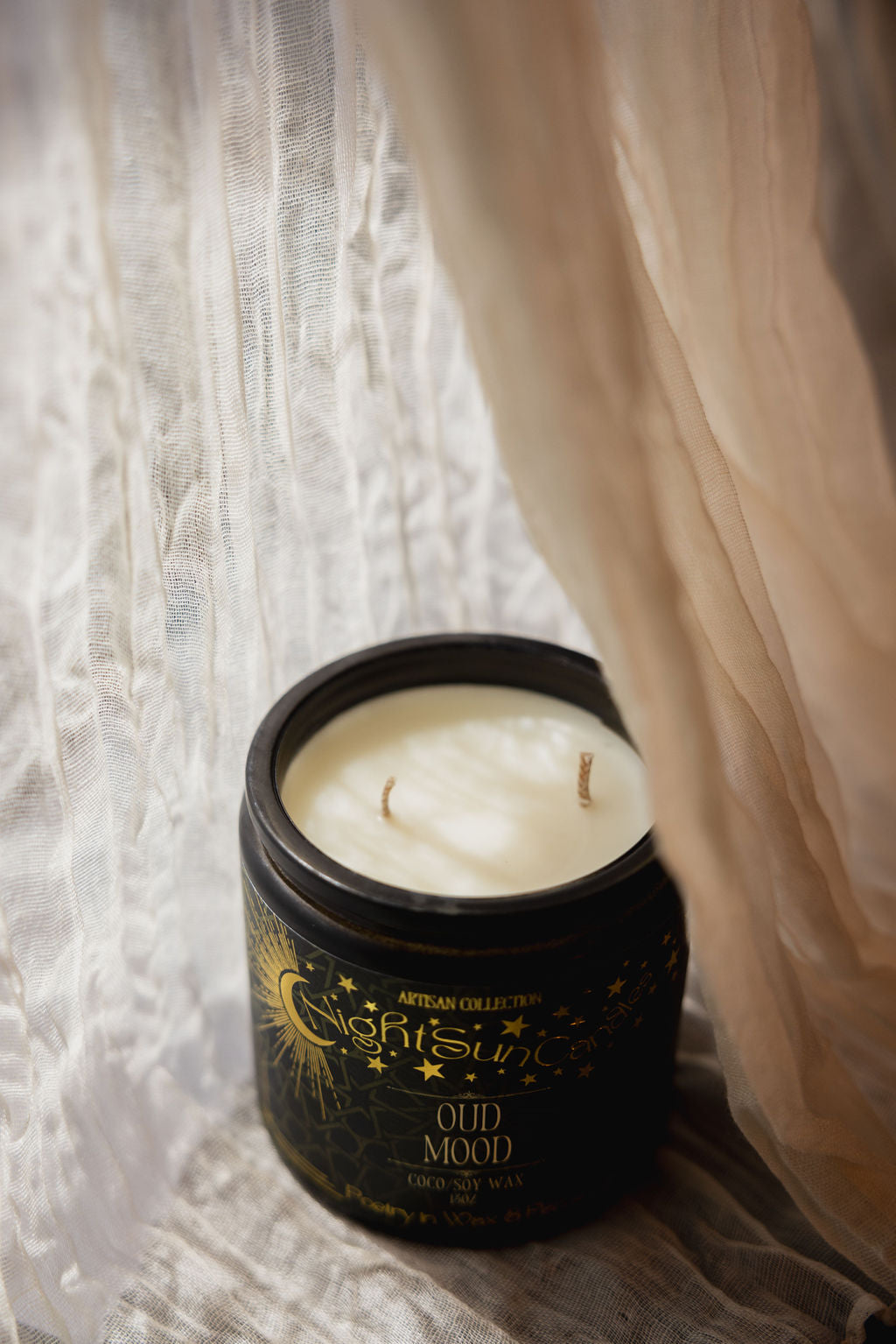 Oud Mood Handmade Non Toxic Candles - Sunshine Alchemists & Soap Co