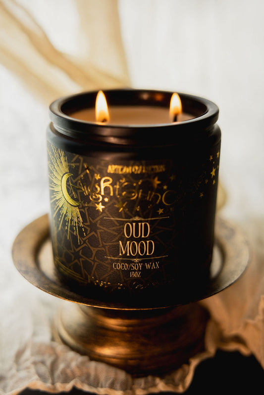 Oud Mood Handmade Non Toxic Candles - Sunshine Alchemists & Soap Co