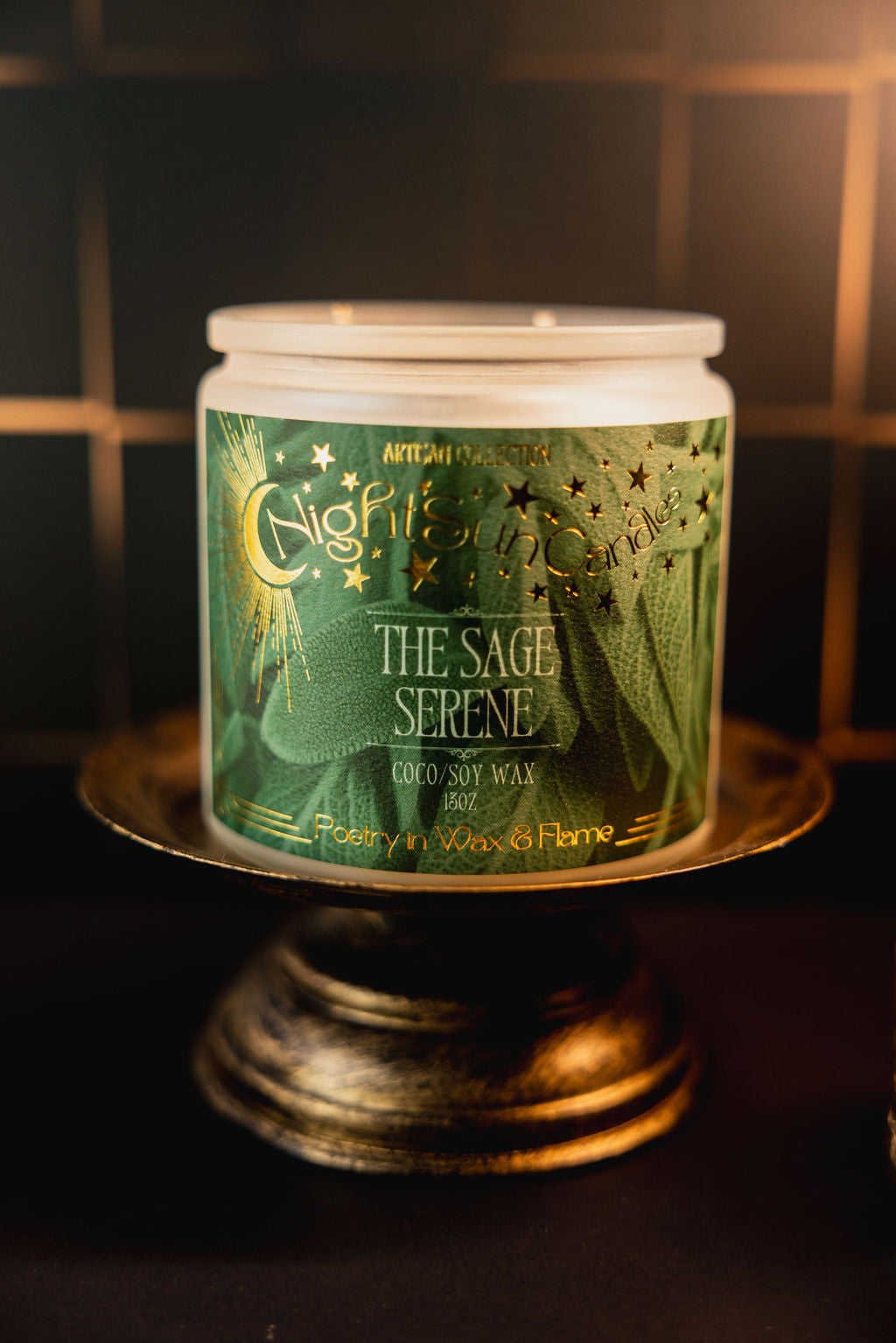 The Sage Serene Handmade Non Toxic Candles - Sunshine Alchemists & Soap Co