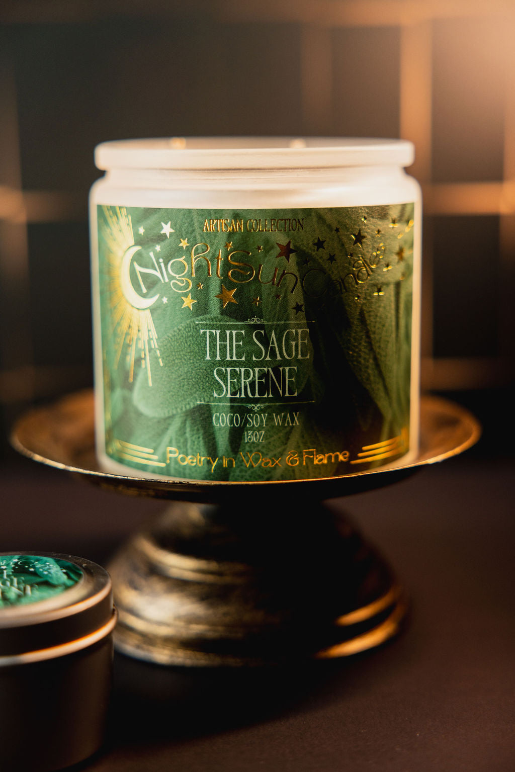 The Sage Serene Handmade Non Toxic Candles - Sunshine Alchemists & Soap Co