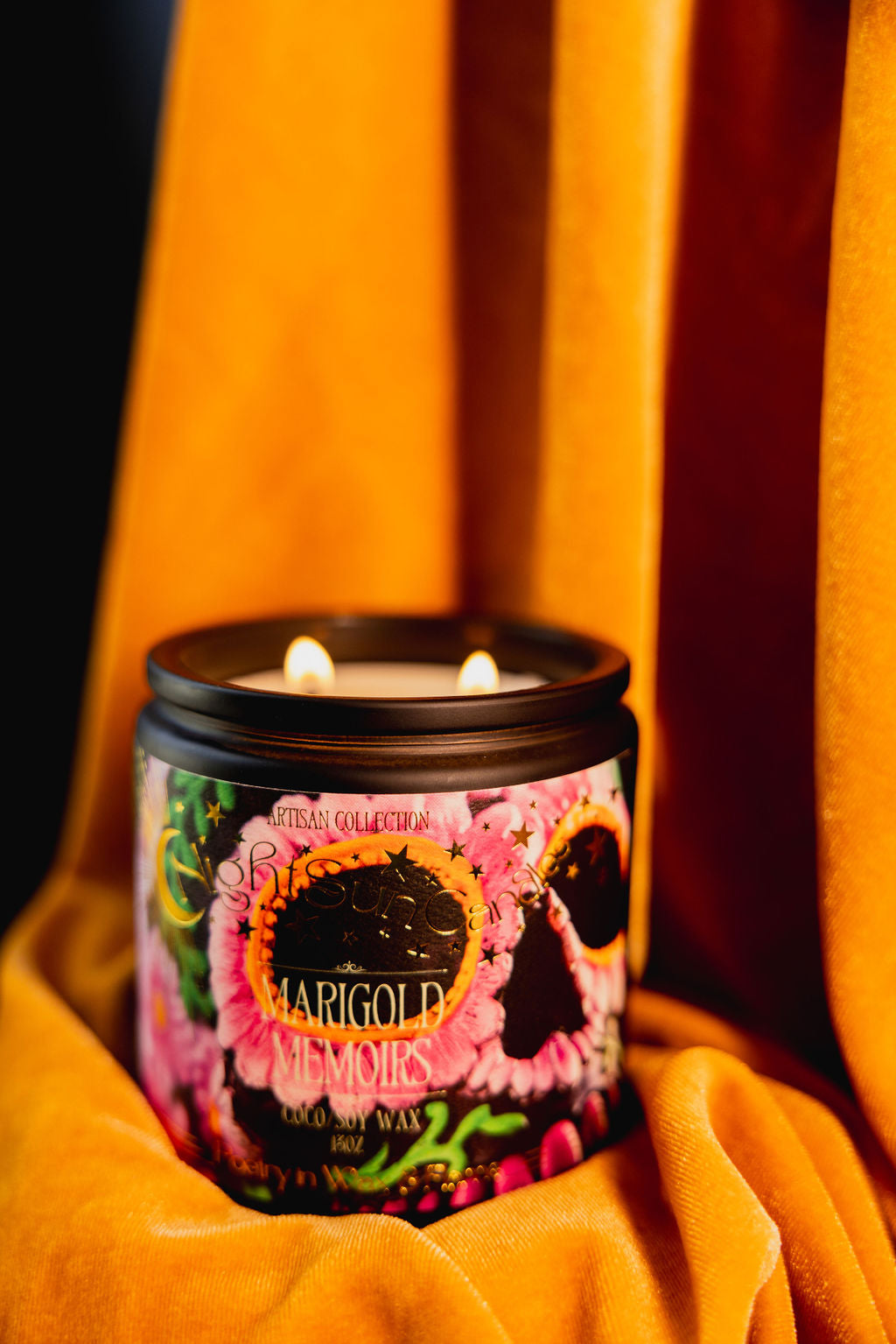 Marigold Memoirs Handmade Non Toxic Candles - Sunshine Alchemists & Soap Co