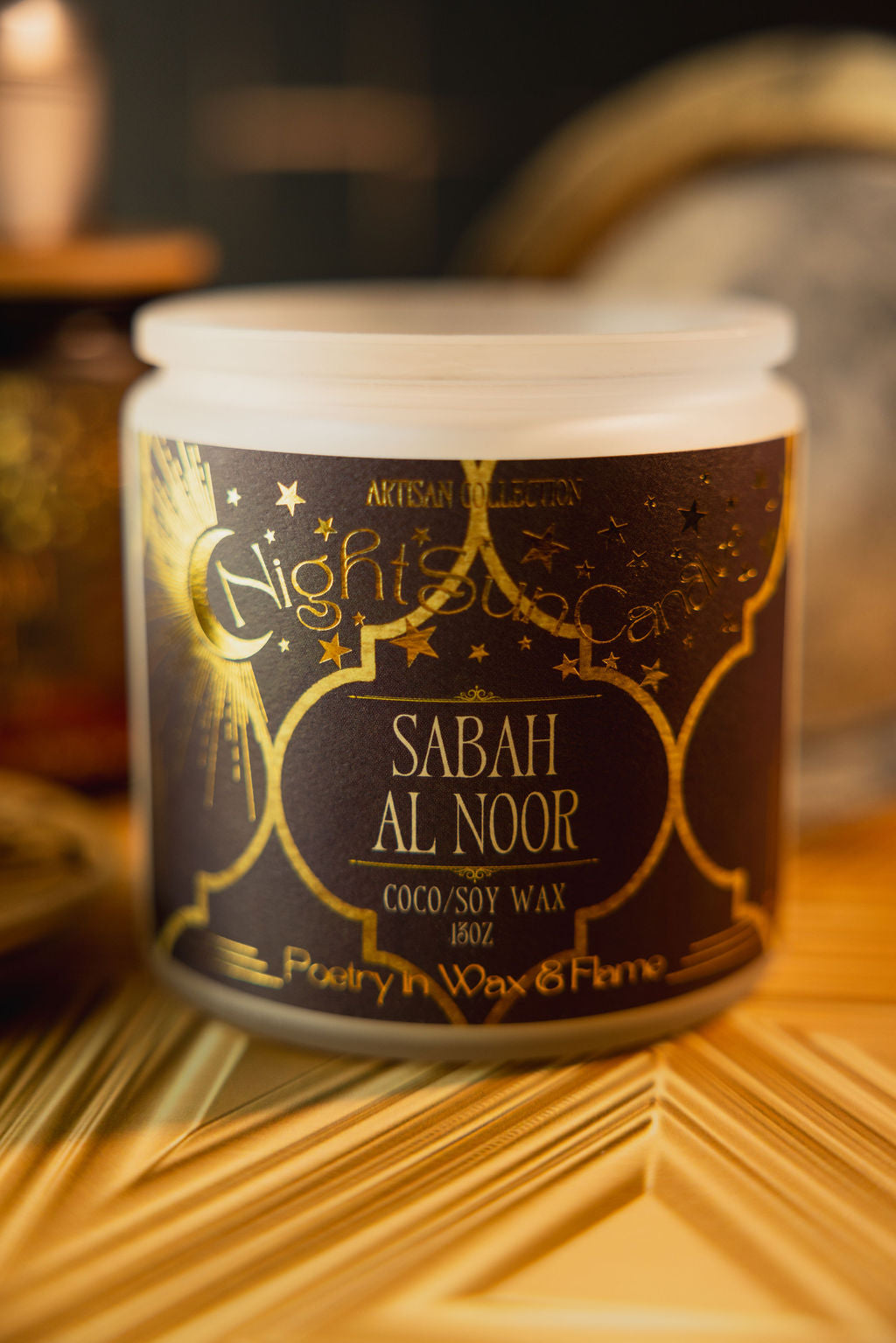 Sabah Al Noor Handmade Non Toxic Candles - Sunshine Alchemists & Soap Co