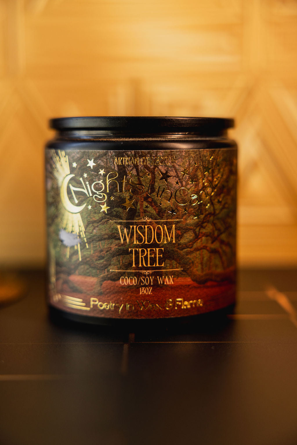 Wisdom Tree Handmade Non Toxic Candles - Sunshine Alchemists & Soap Co