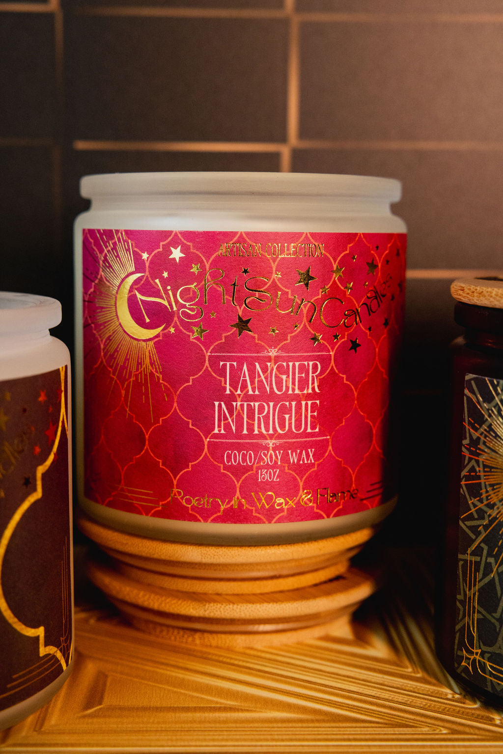 Tangier Intrigue Handmade Non Toxic Candles - Sunshine Alchemists & Soap Co