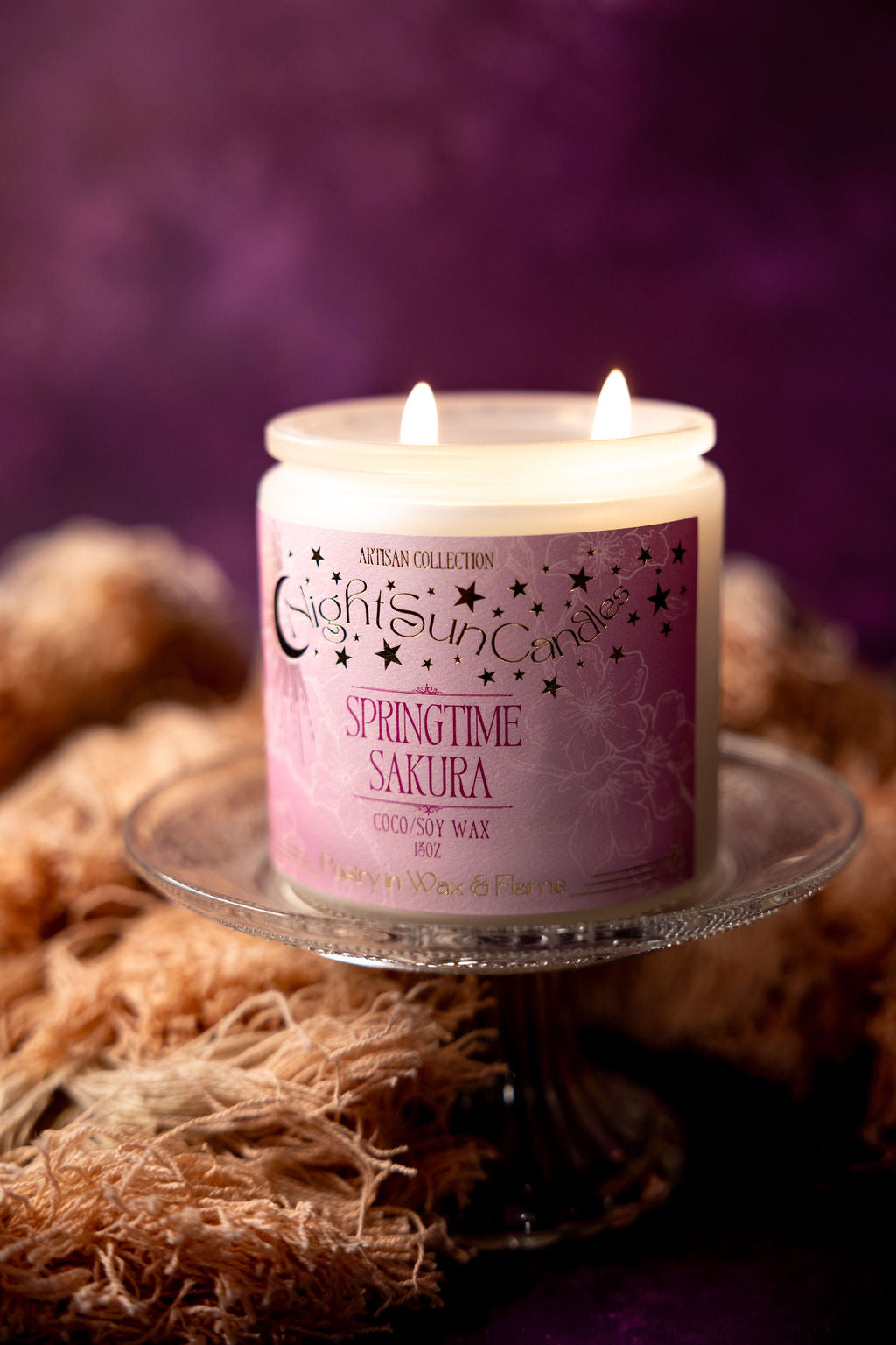 Springtime Sakura Handmade Non Toxic Candles - Sunshine Alchemists & Soap Co