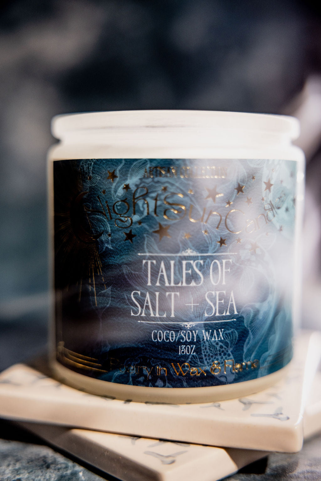 Tales of Salt + Sea Handmade Non Toxic Candles - Sunshine Alchemists & Soap Co