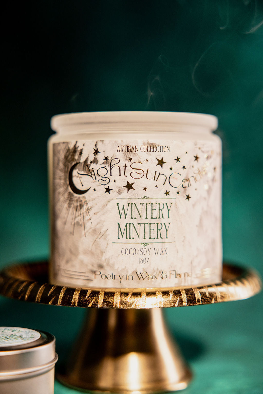 Wintery Mintery Handmade Non Toxic Candles - Sunshine Alchemists & Soap Co