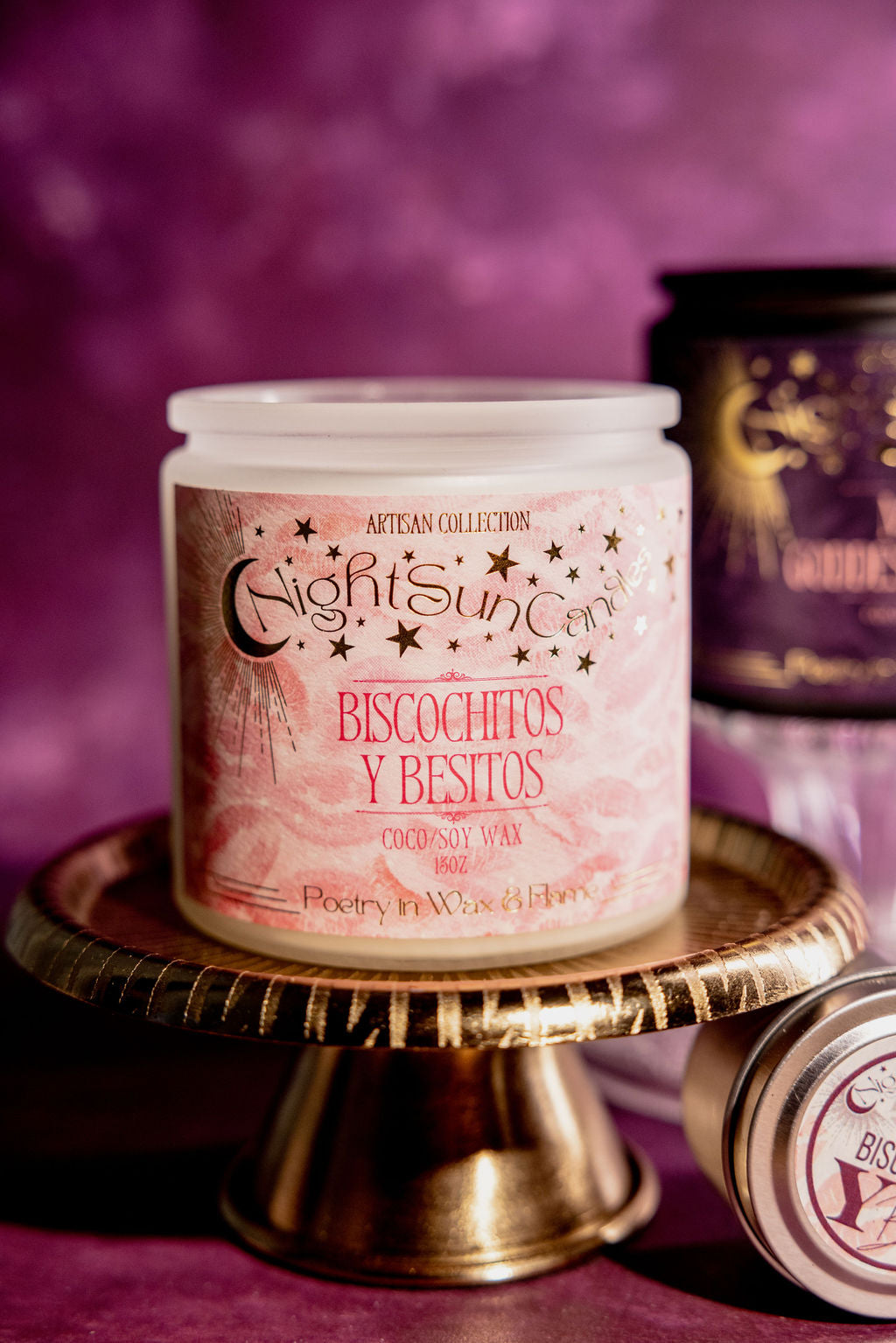 Biscochitos y Besitos Handmade Non Toxic Candles - Sunshine Alchemists & Soap Co