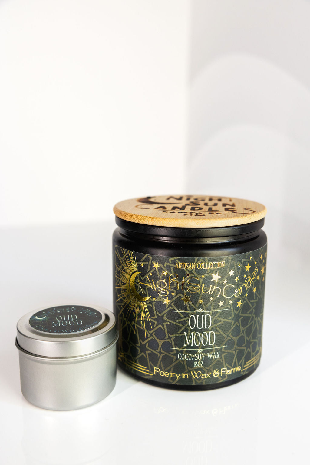 Oud Mood Handmade Non Toxic Candles - Sunshine Alchemists & Soap Co