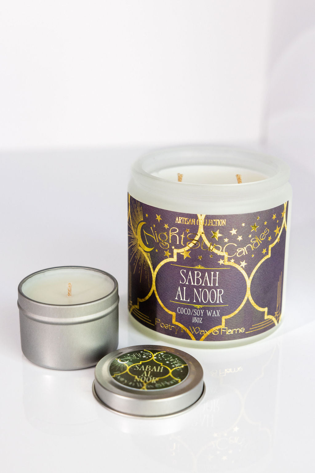 Sabah Al Noor Handmade Non Toxic Candles - Sunshine Alchemists & Soap Co