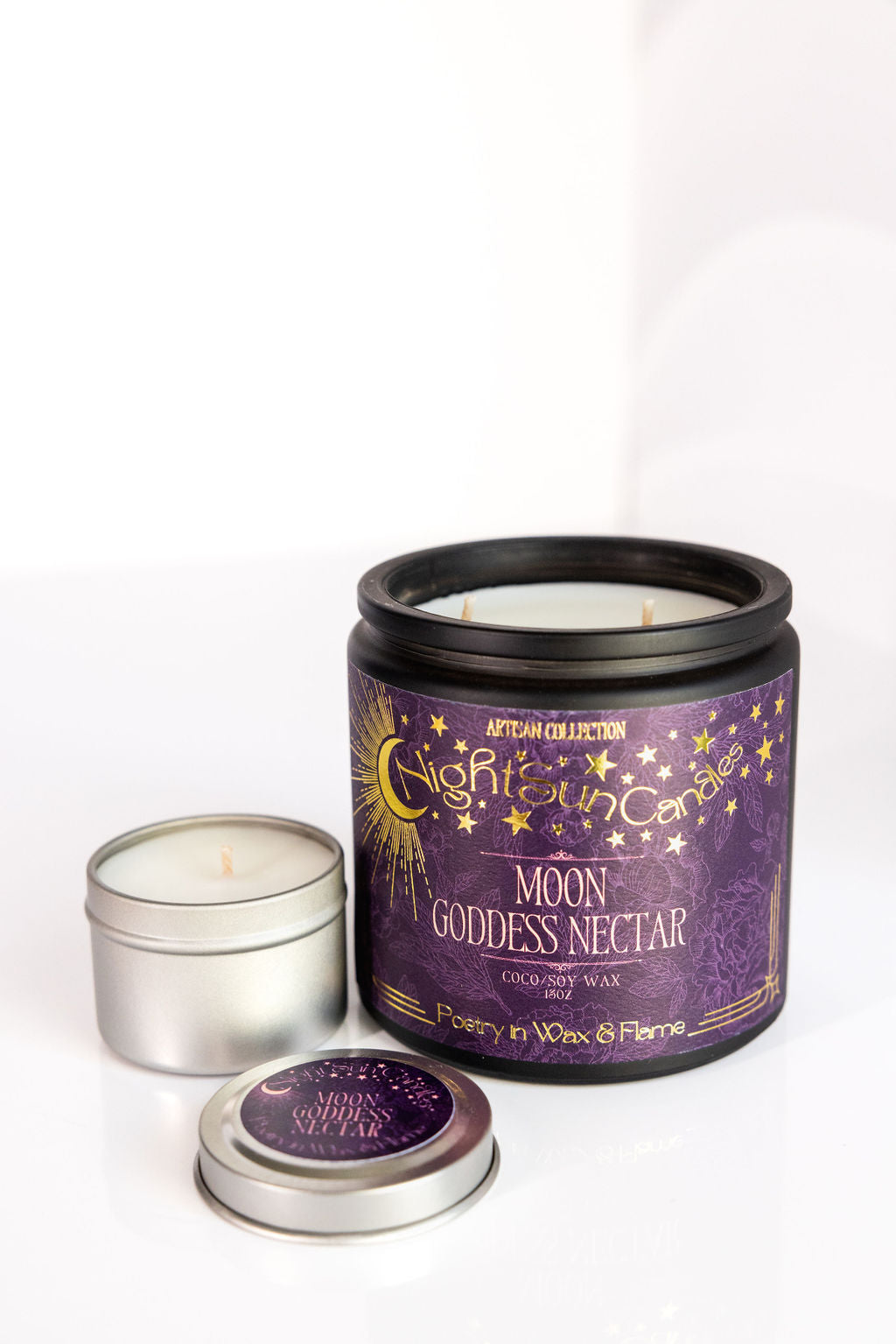 Moon Goddess Nectar Handmade Non Toxic Candles - Sunshine Alchemists & Soap Co