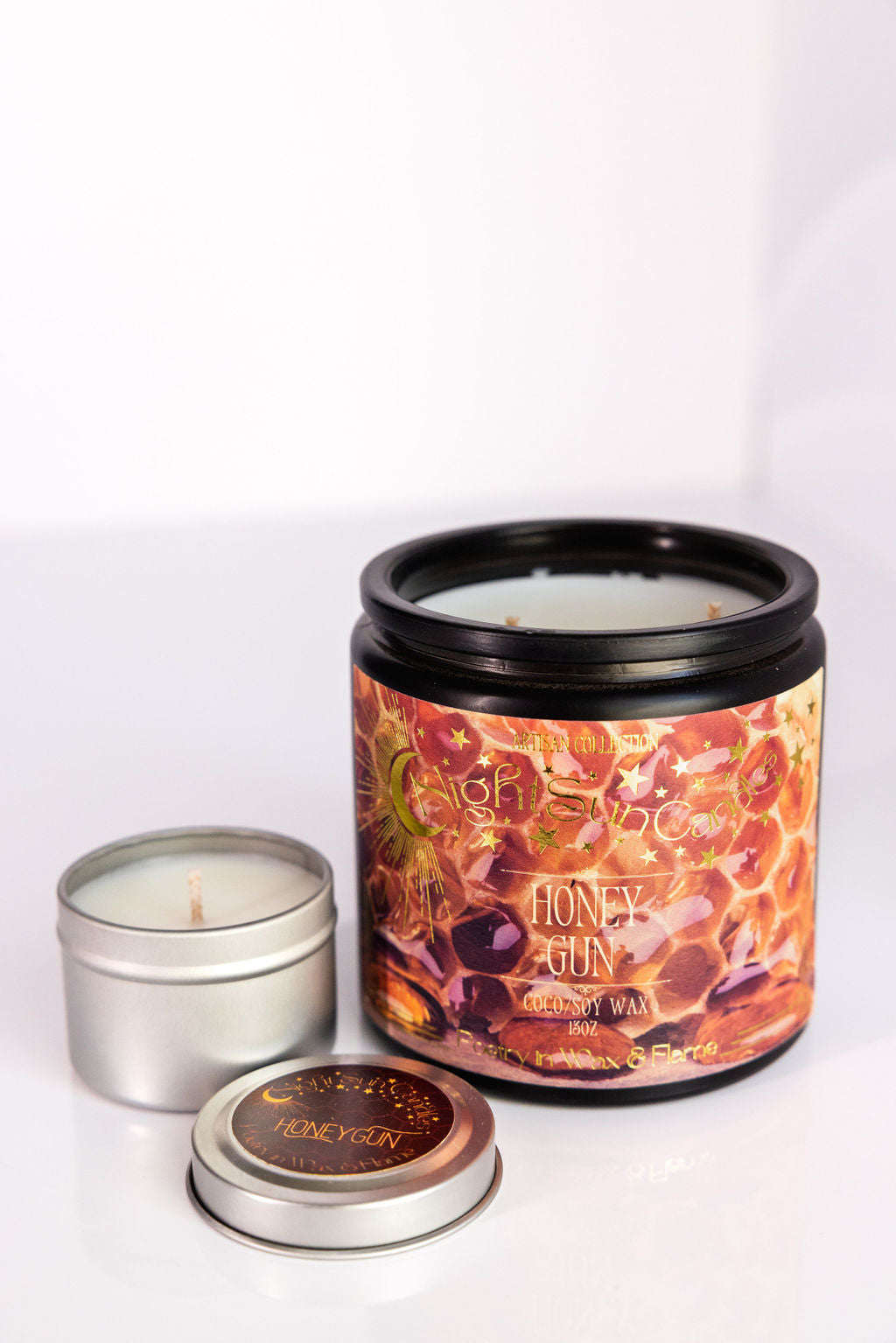 Honey Gun Handmade Non Toxic Candles - Sunshine Alchemists & Soap Co