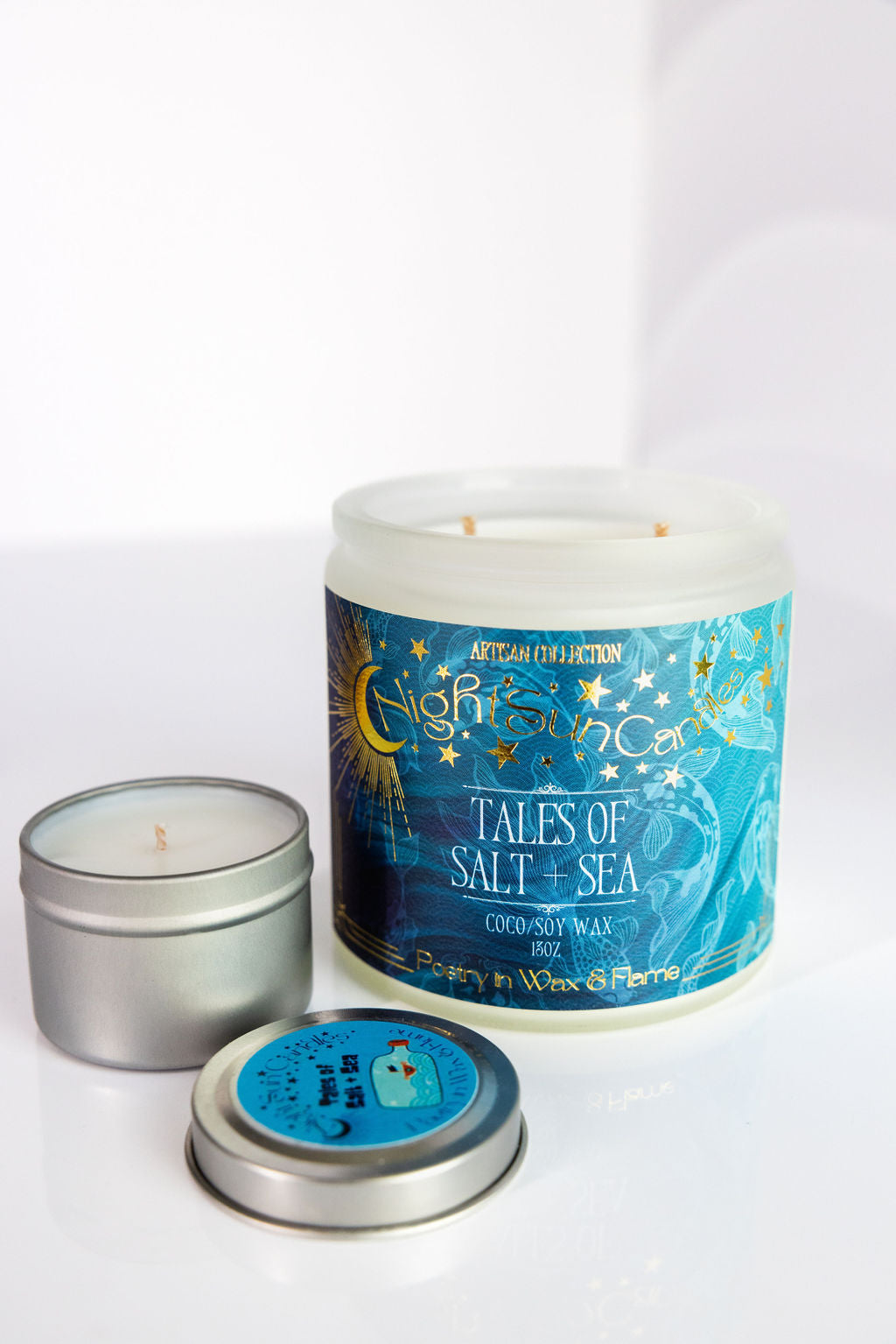 Tales of Salt + Sea Handmade Non Toxic Candles - Sunshine Alchemists & Soap Co