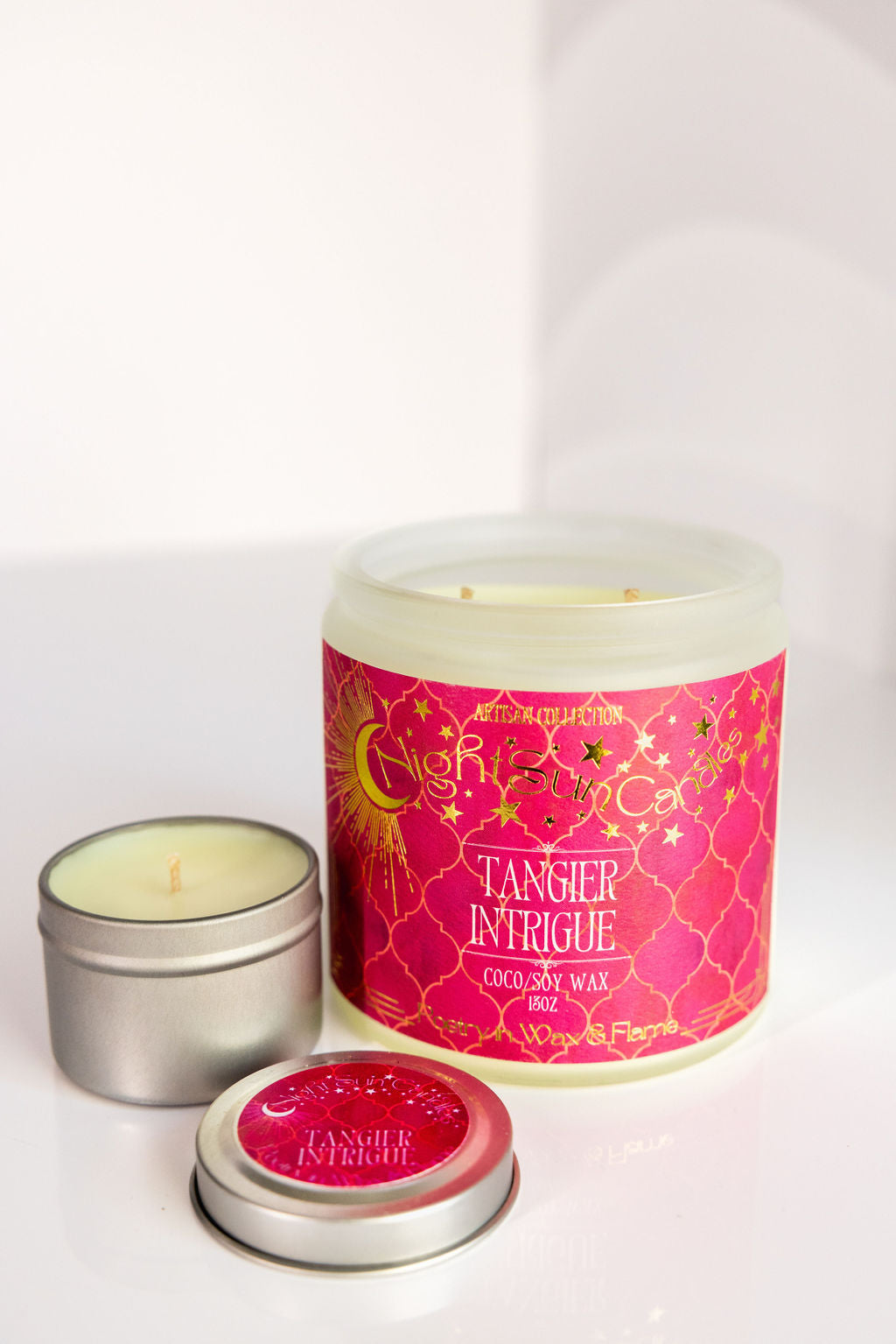 Tangier Intrigue Handmade Non Toxic Candles - Sunshine Alchemists & Soap Co