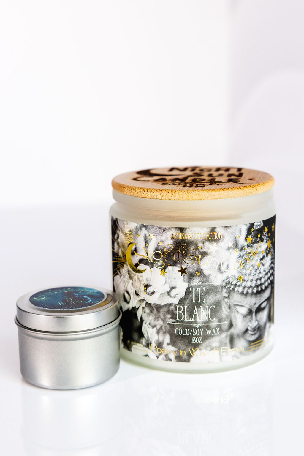 Té Blanc Handmade Non Toxic Candles - Sunshine Alchemists & Soap Co