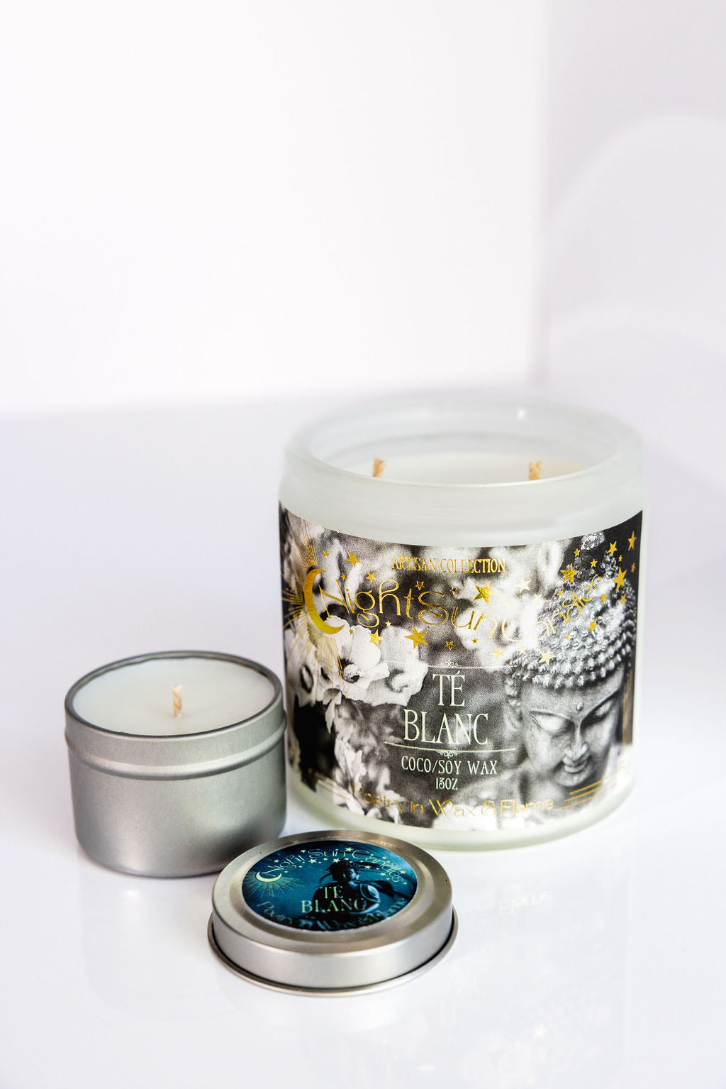 Té Blanc Handmade Non Toxic Candles - Sunshine Alchemists & Soap Co