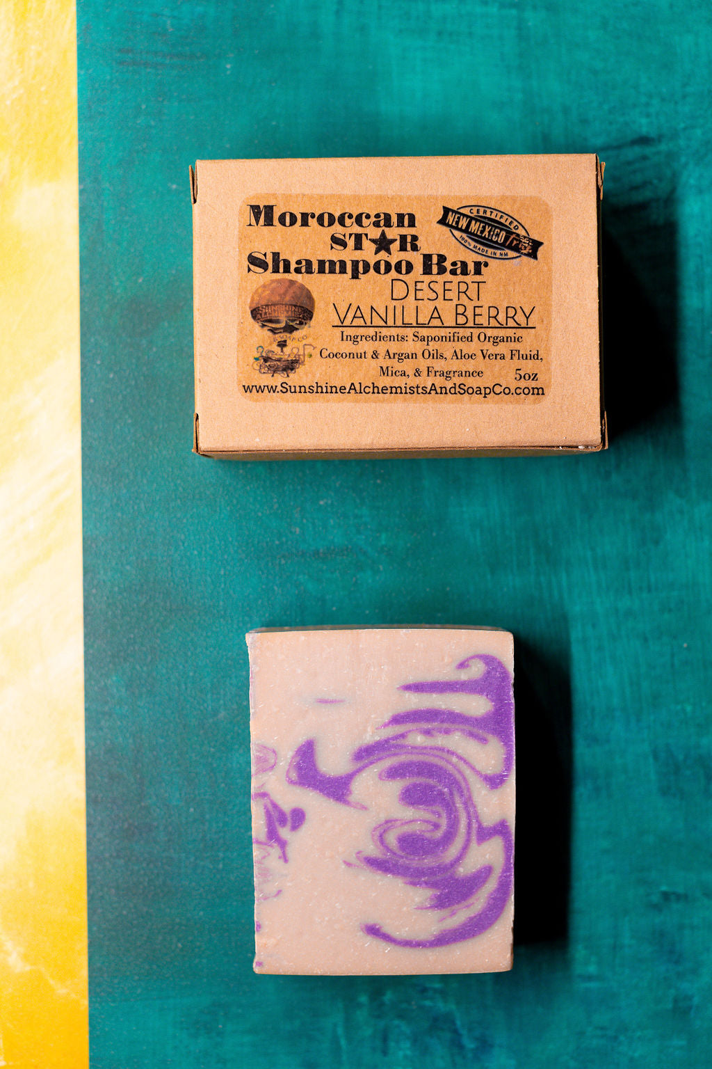 Desert Vanilla Berry Handmade Organic Conditioning Shampoo Bar - Sunshine Alchemists & Soap Co