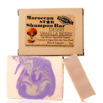 Desert Vanilla Berry Handmade Organic Conditioning Shampoo Bar - Sunshine Alchemists & Soap Co