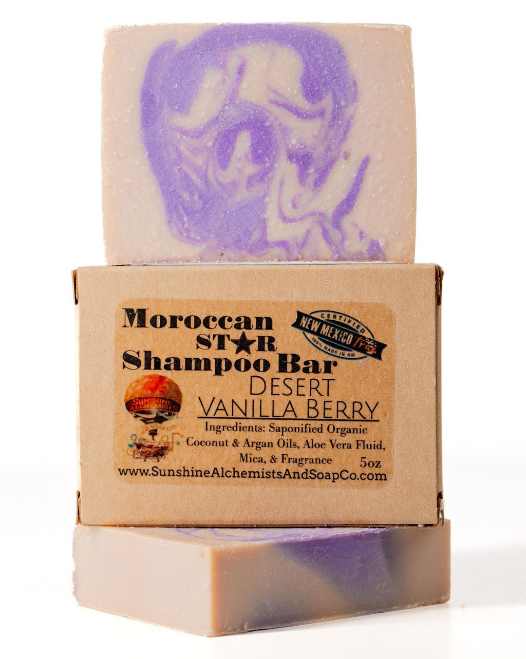 Desert Vanilla Berry Handmade Organic Conditioning Shampoo Bar - Sunshine Alchemists & Soap Co