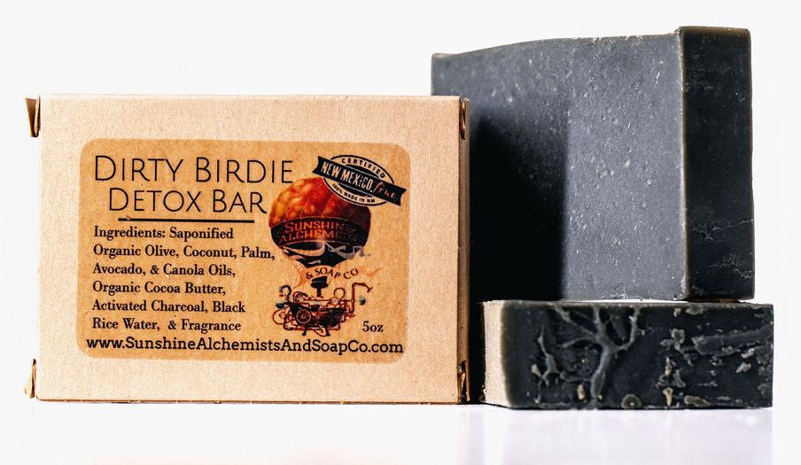 Dirty Birdie Detox Bar Vegan Organic Handmade Soap - Sunshine Alchemists & Soap Co