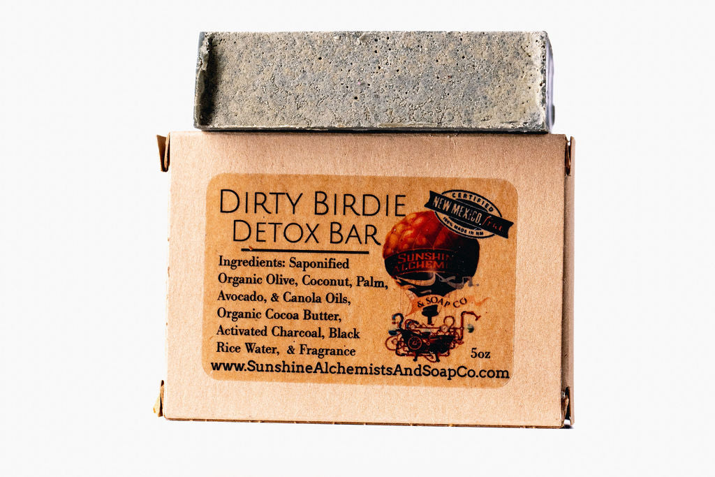 Dirty Birdie Detox Bar Vegan Organic Handmade Soap - Sunshine Alchemists & Soap Co