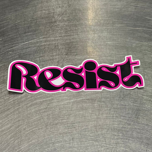 RESIST sticker