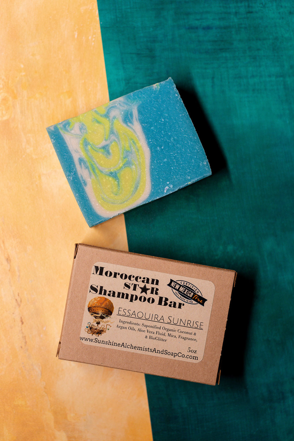 Essaouira Sunrise Handmade Organic Conditioning Shampoo Bar - Sunshine Alchemists & Soap Co