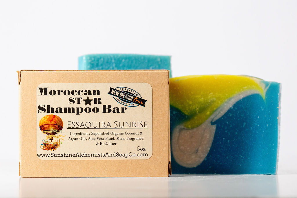 Essaouira Sunrise Handmade Organic Conditioning Shampoo Bar - Sunshine Alchemists & Soap Co