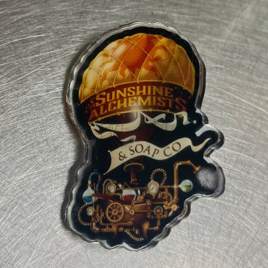 Sunship Die-Cut Pin