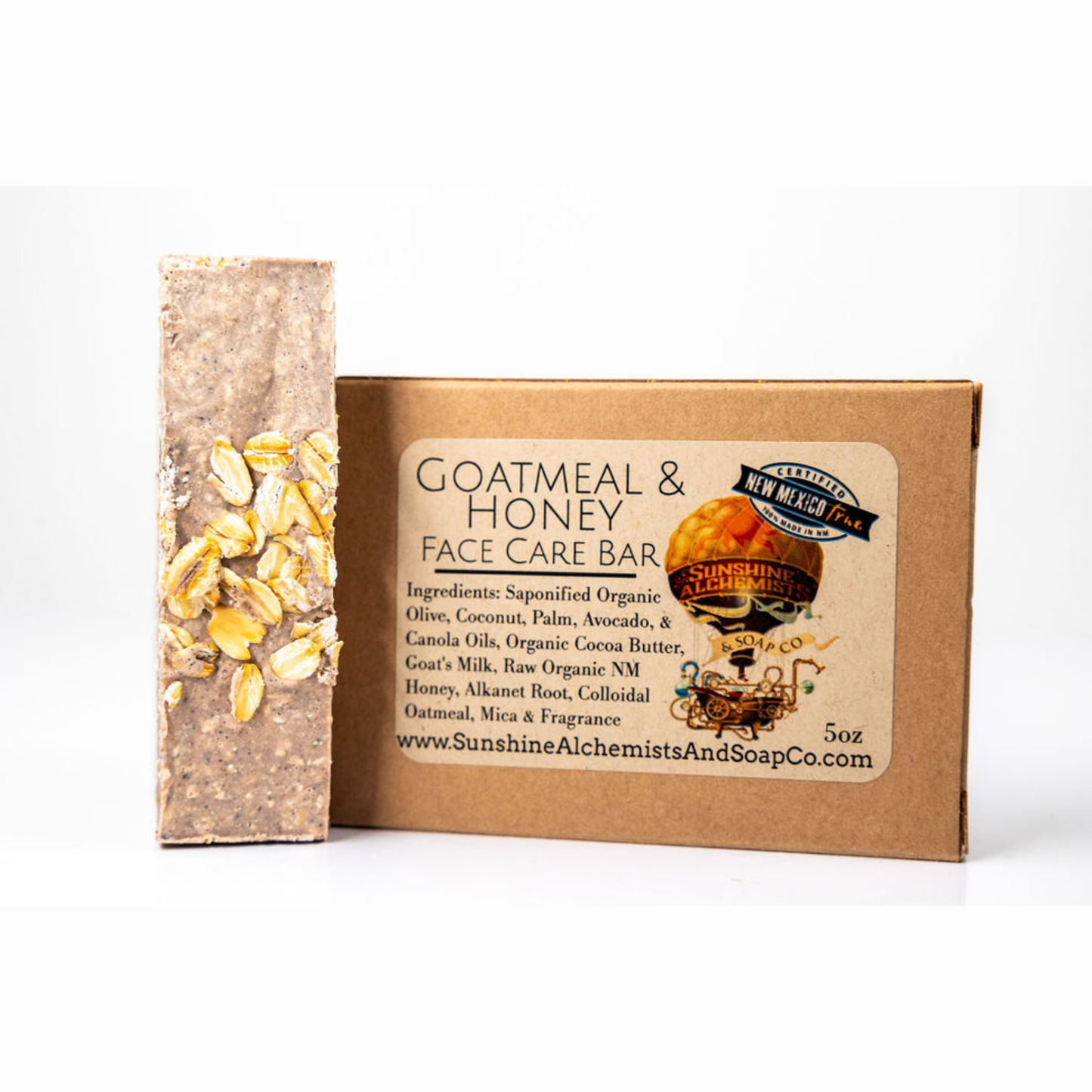 Goatmeal & Honey Handmade Soap For Face - Sunshine Alchemists & Soap Co