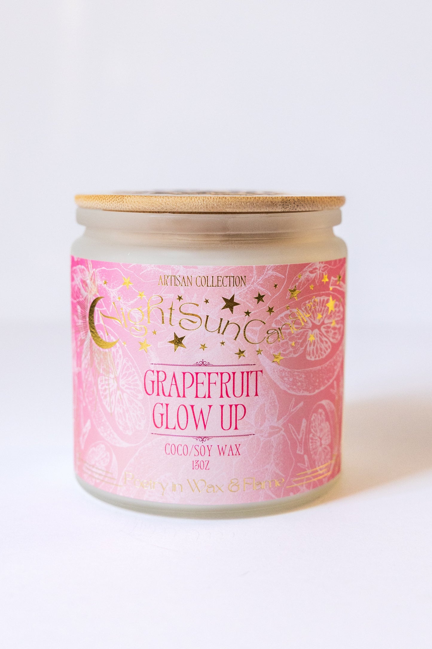 Grapefruit Glow-Up Handmade Non Toxic Candles - Sunshine Alchemists & Soap Co