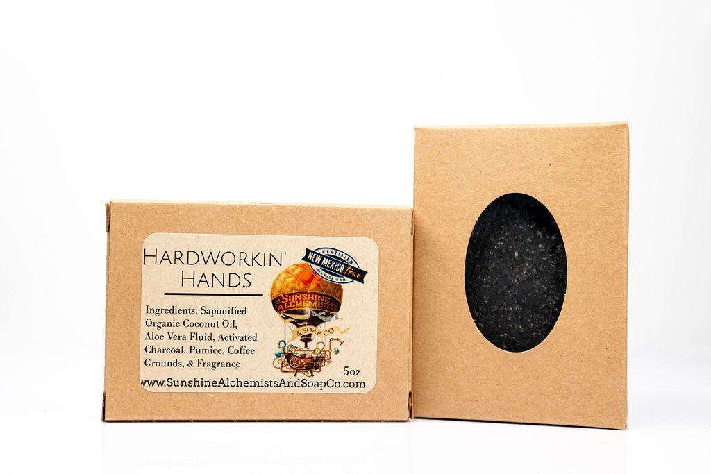 Hard Workin' Hands Vegan Organic Handmade Soap - Sunshine Alchemists & Soap Co