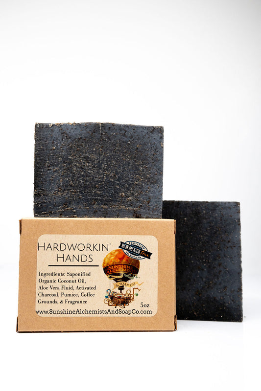 Hard Workin' Hands Vegan Organic Handmade Soap - Sunshine Alchemists & Soap Co