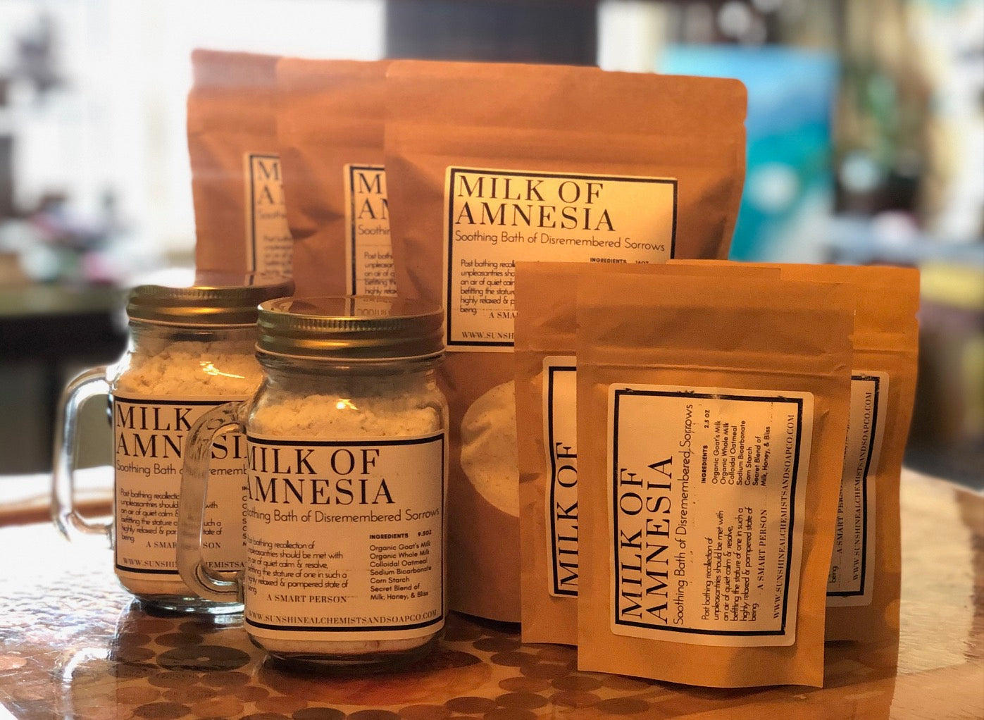 Milk of Amnesia Organic Milk Bath - Sunshine Alchemists & Soap Co