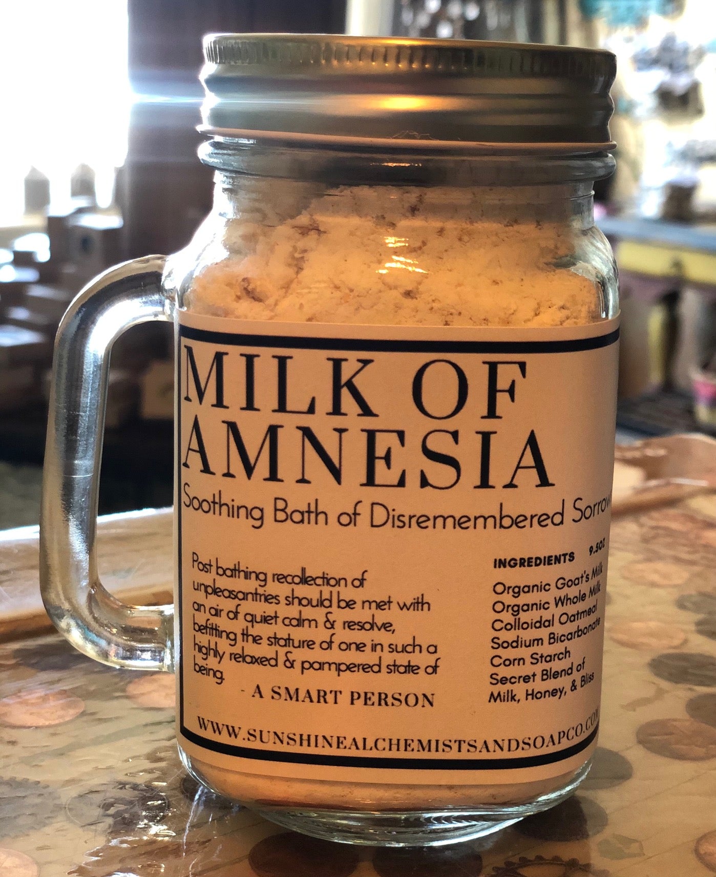 Milk of Amnesia Organic Milk Bath - Sunshine Alchemists & Soap Co